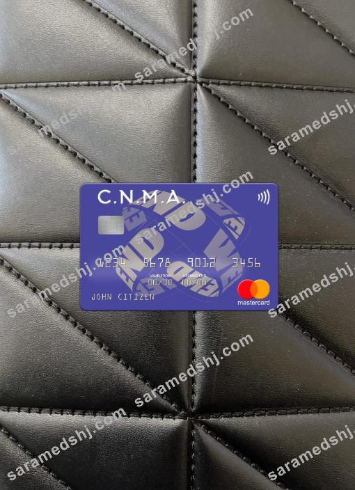 Algeria Caisse Nationale de Mutualité Agricole mastercard photolook front